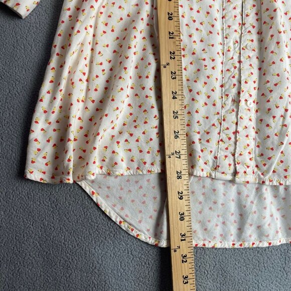 KC Khakis & Co ,Button‎ Women's size XL Shirt  Long Sleeve Floral Lagenlook - Picture 5 of 10